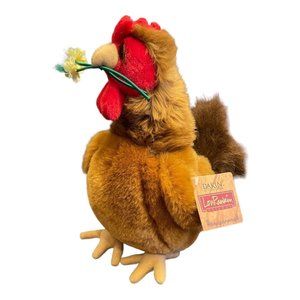 Dakin Plush Stuffed Animal Chicken Skelly Rooster Flowers Lou Rankin Friends